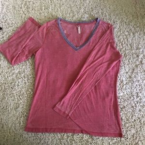 Washed Longsleeve Top
